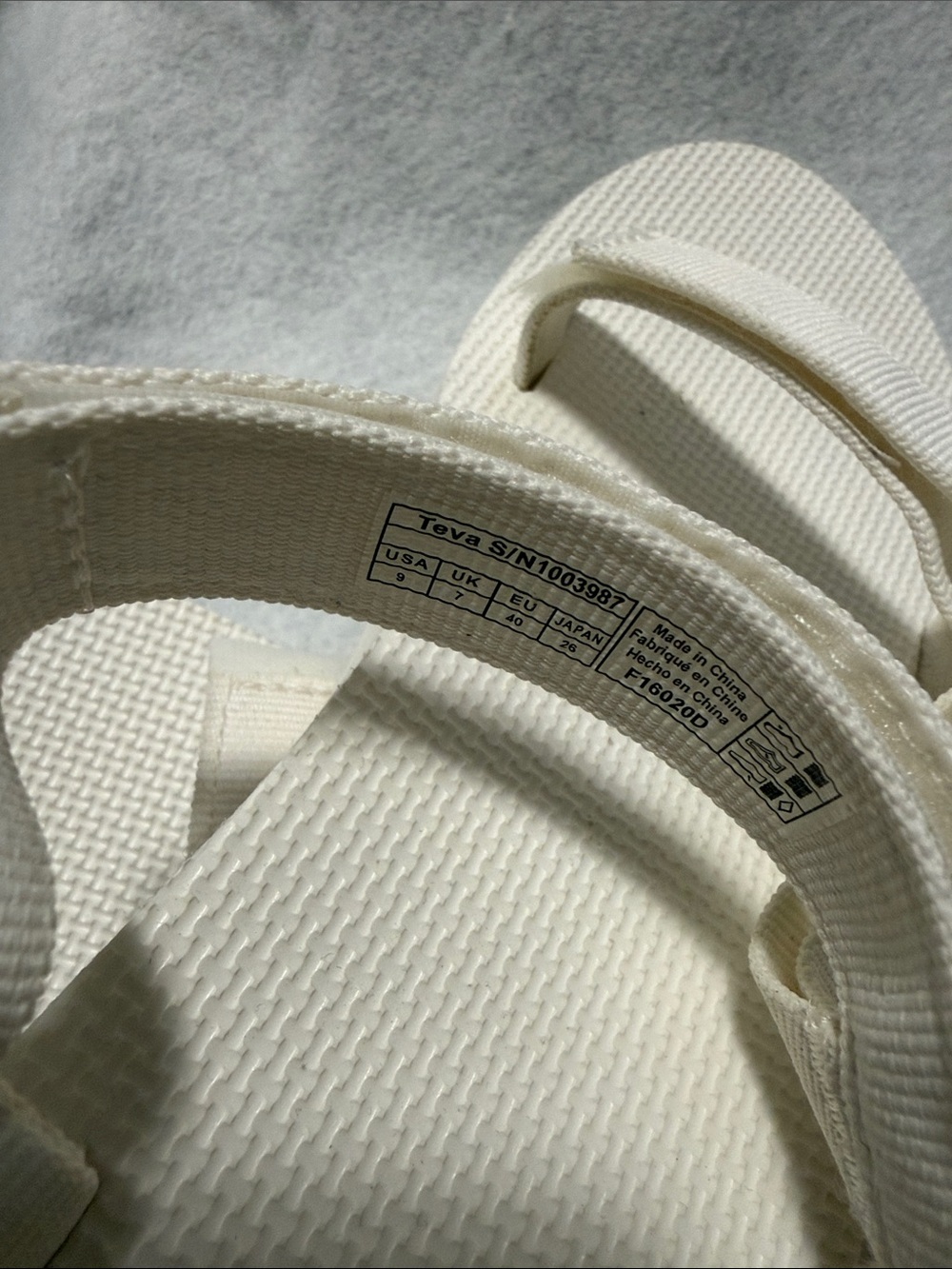 Teva Neutral Cream Sport Sandals for Women 9 - Picture 4 of 7
